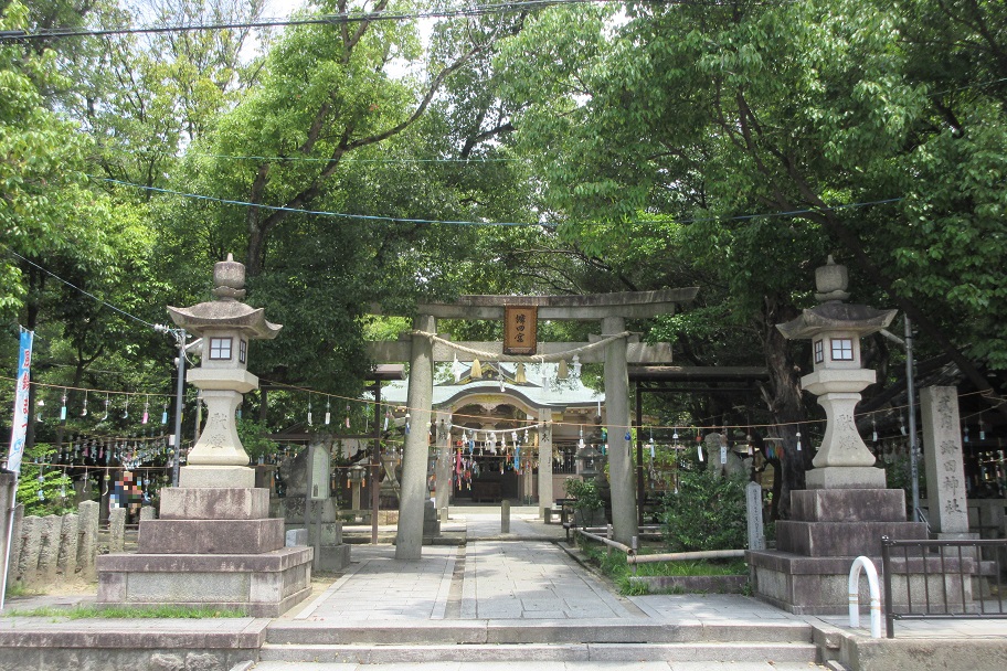 蜂田神社（堺市）　音色で占う千年の歴史と夏を奏でる風鈴まつり【御朱印】