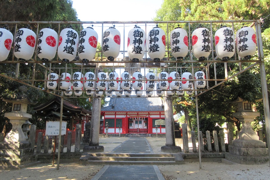 久度神社（王子町）　奈良から平安京に遷座されたかまどの神様