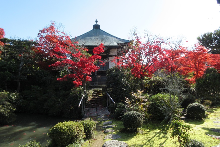 宝瓶院（和泉市）　紅葉が美しい松尾寺の塔頭寺院