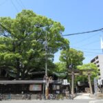 海老江八坂神社（大阪市）　夏祭りの練習？氏子さん達の太鼓の音に導かれ【御朱印】