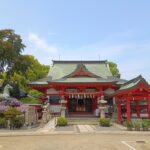 奈加美神社（泉佐野市）　甘い香に包まれる藤まつり【御朱印】