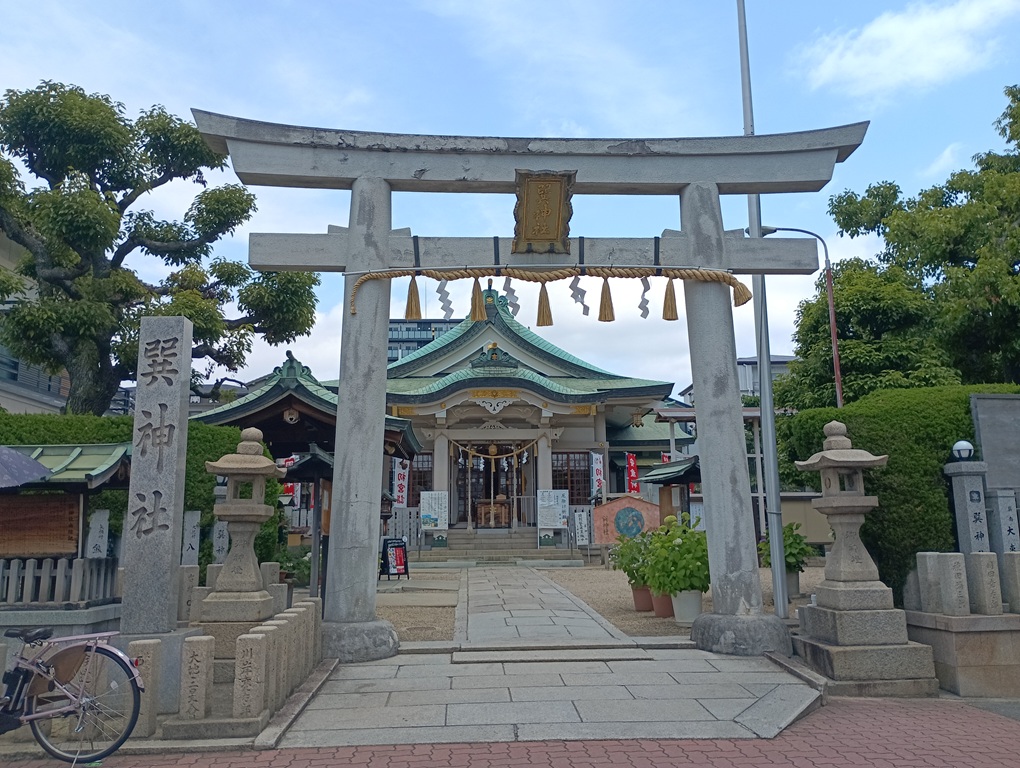 巽神社（大阪市）　鳥居の向こうに、優しい時間が流れていました【御朱印】