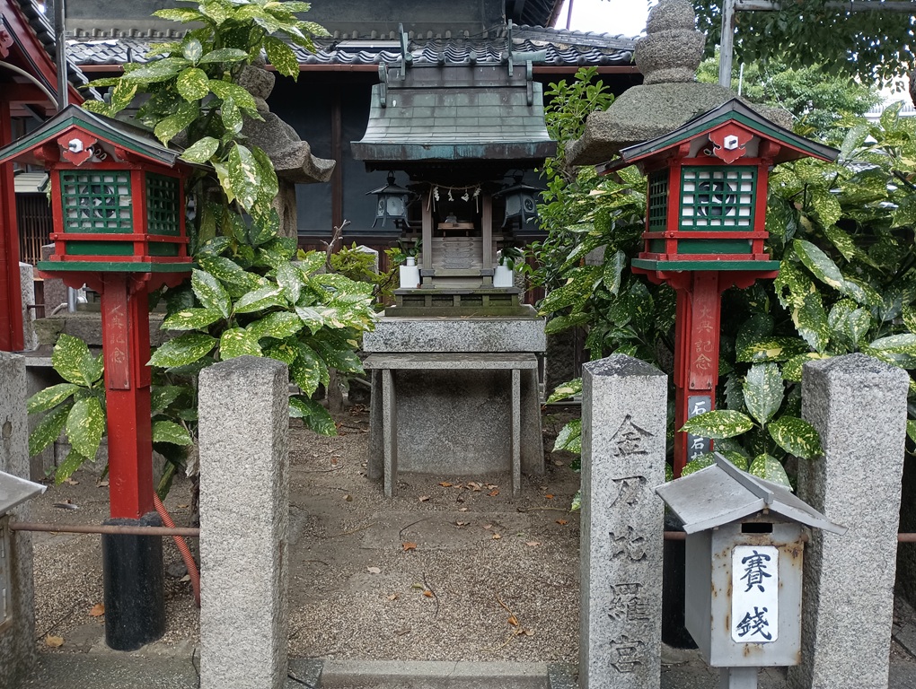我堂八幡宮の金刀比羅神社|航海安全と商売繁盛を祈る摂社