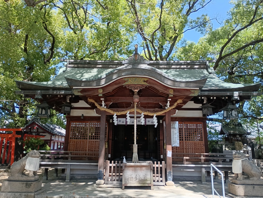 桑津天神社の拝殿
