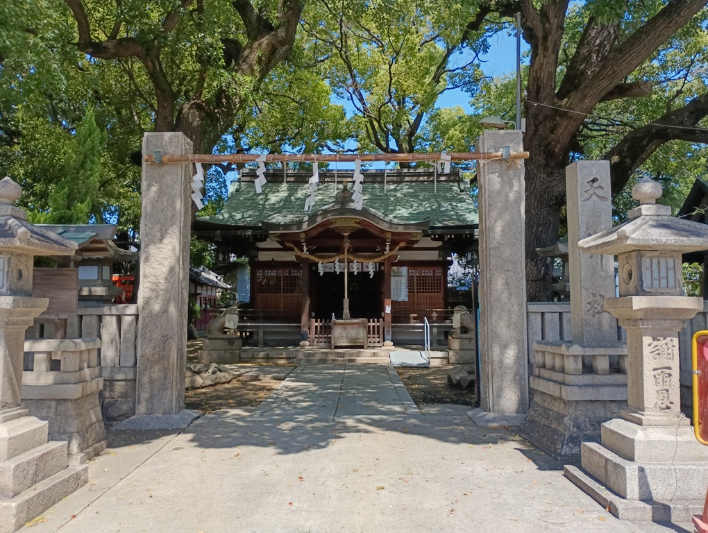桑津天神社の入り口