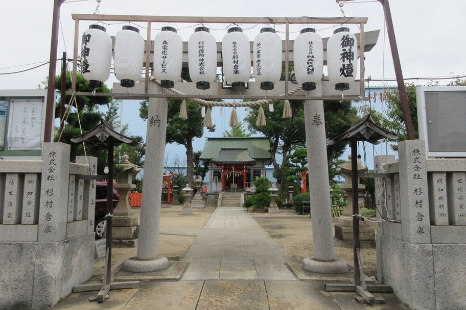 福崎住吉神社(大阪市港区)で出会う、ザクロの実と花御朱印─静かな境内に息づく祈り